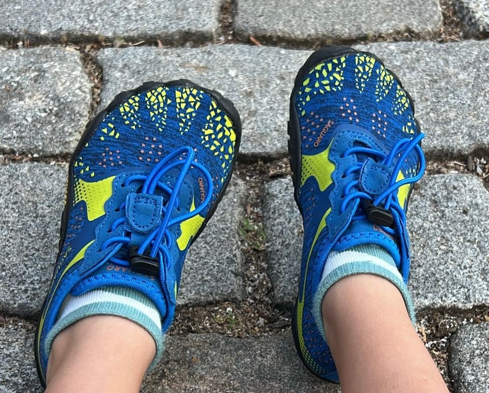 Customer photo review of Niños Fast Ⅰ - Zapatos Barefoot