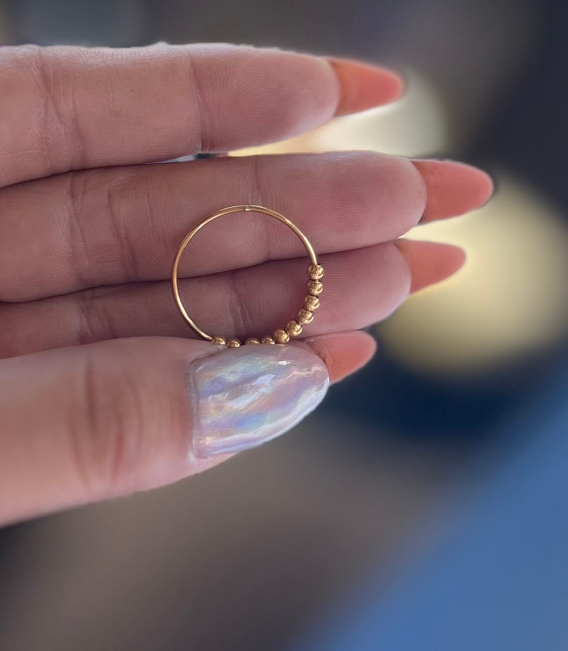 Customer photo review of Anillo Anti-Ansiedad