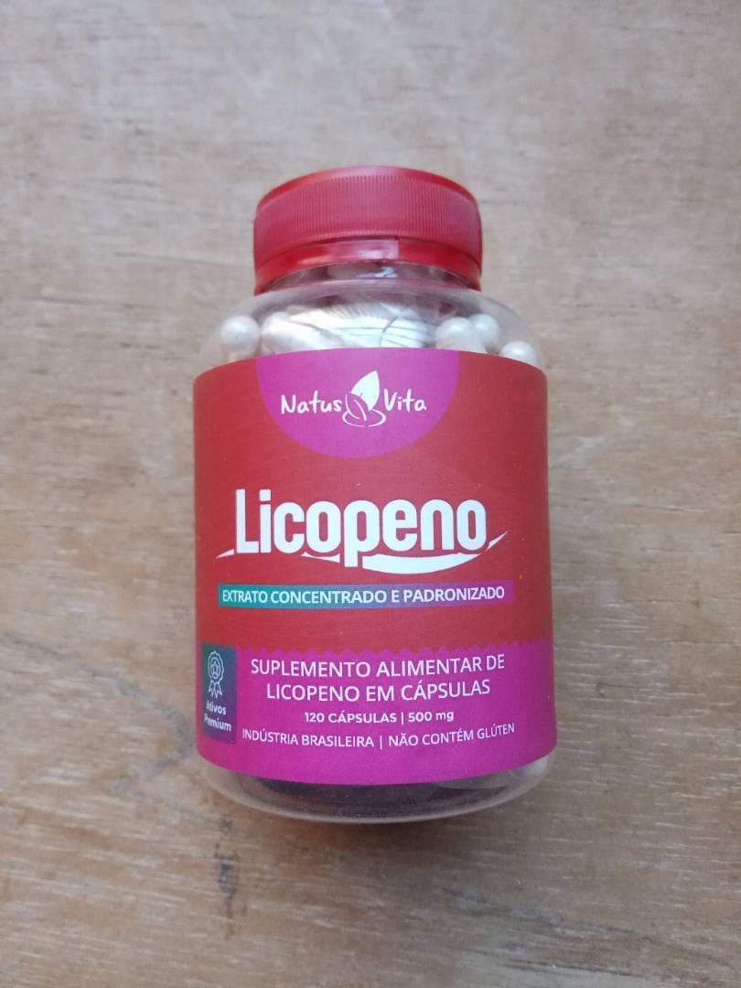 Customer photo review of Licopeno Concentrado 8mg. 120 cápsulas