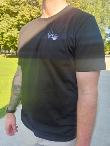 Customer photo review of Latte Art | Besticktes Organic Bio Baumwoll-T-Shirt