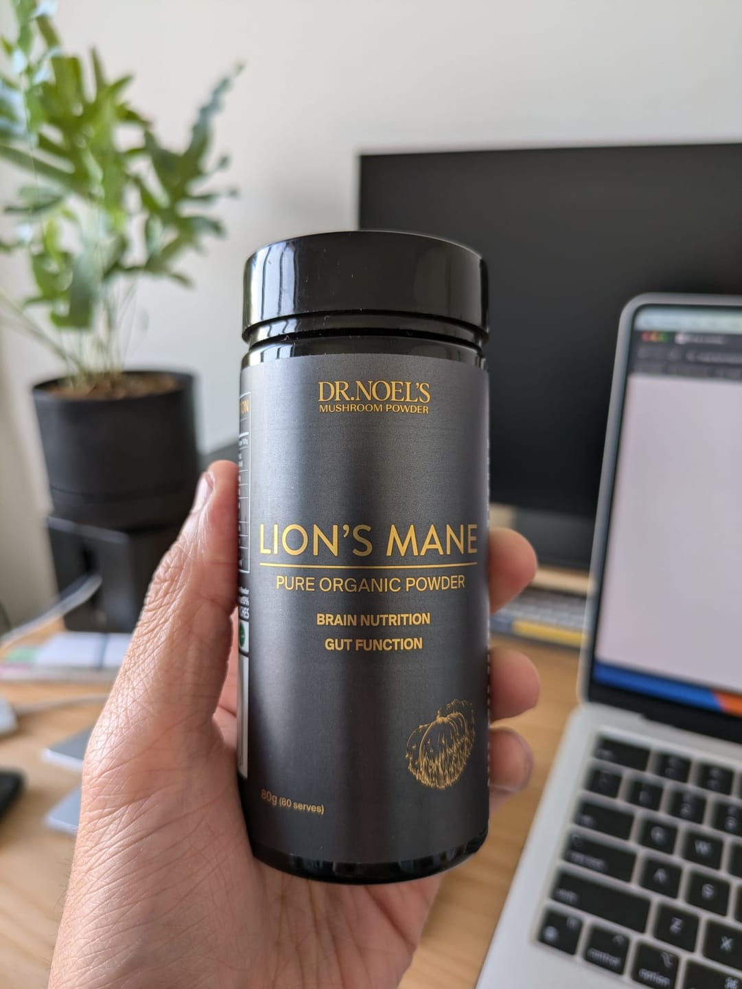 Customer photo review of Concentrated Organic Lion's Mane Powder