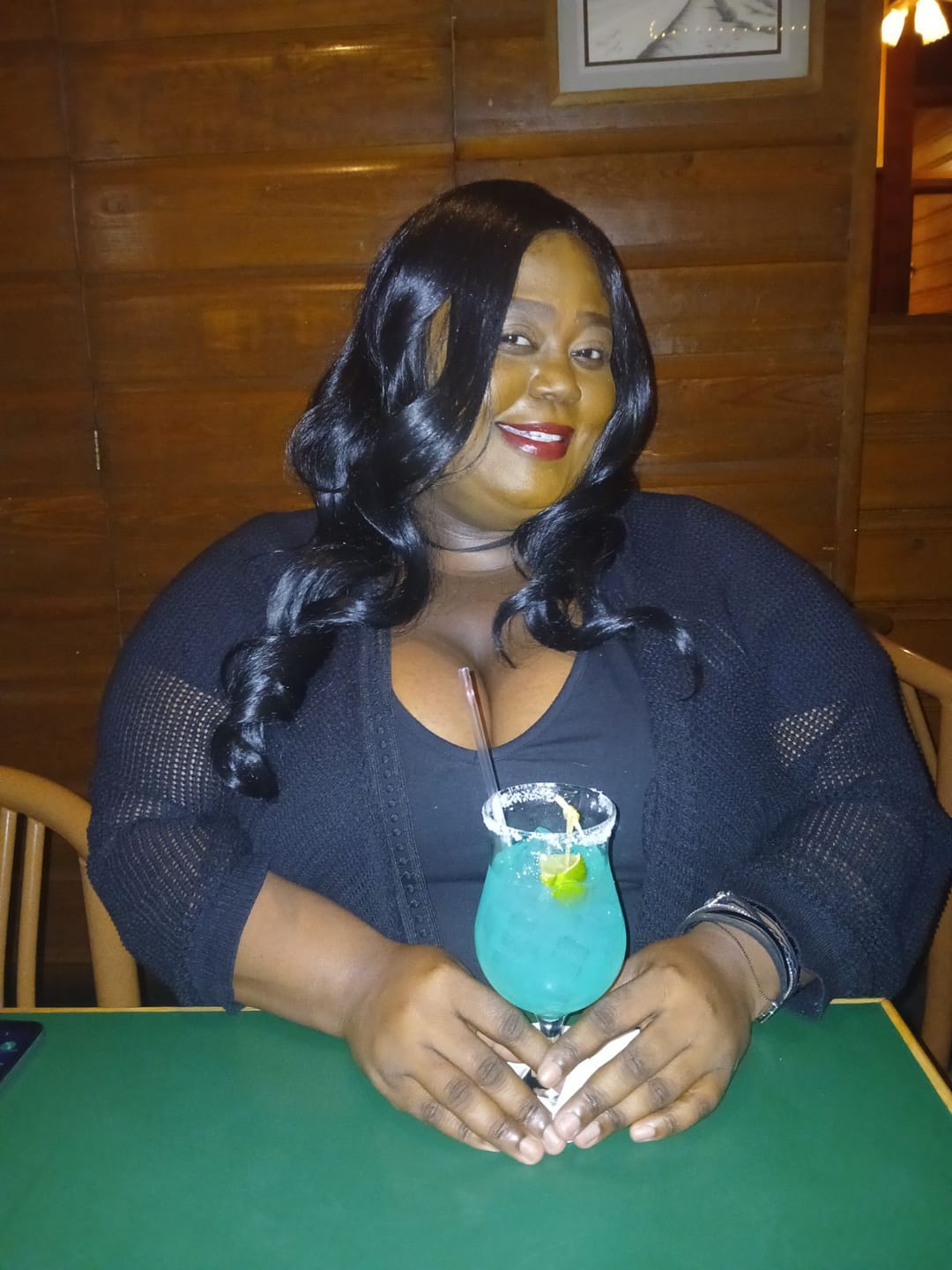 Customer photo review of Outre Synthetic Lace Part Daily Wig - KAMALA