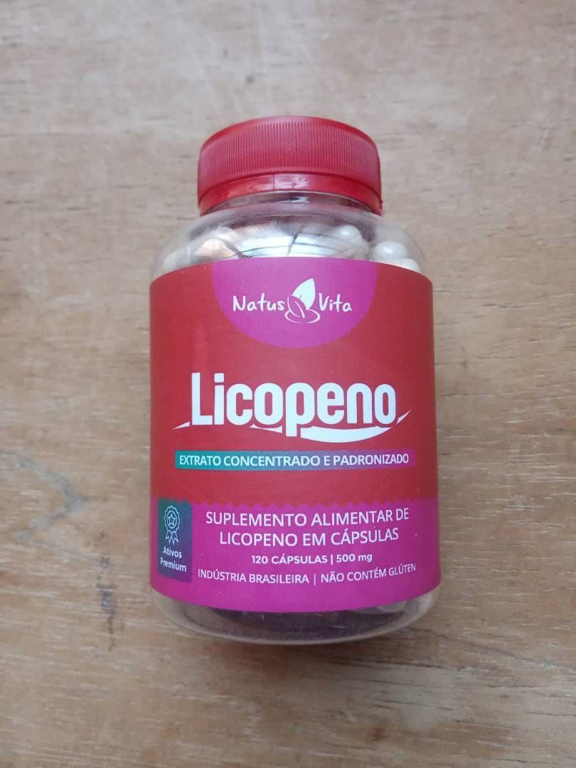 Customer photo review of Licopeno Concentrado 8mg. 120 cápsulas