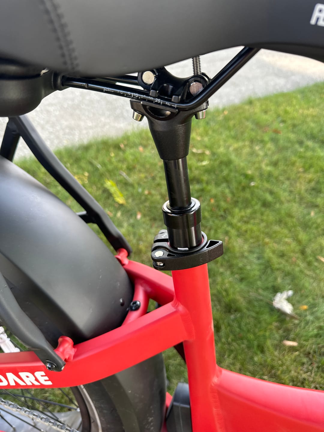 Customer photo review of FREEDARE Suspension Seatpost