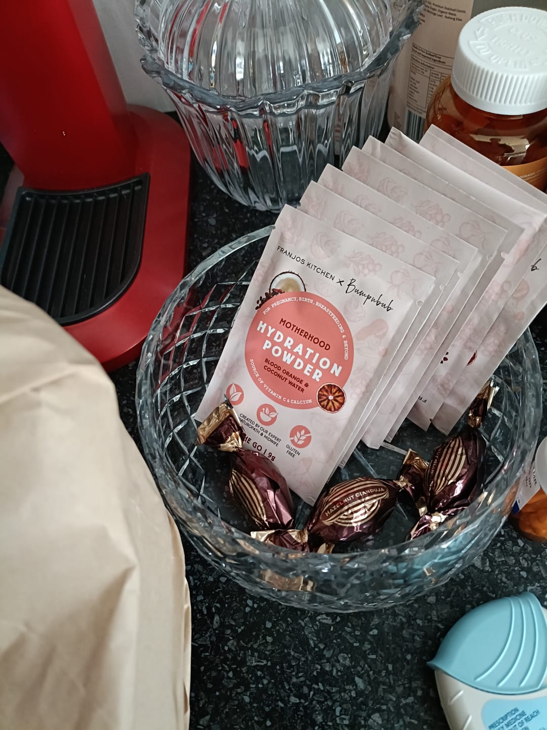 Customer photo review of Single Sachet - Blood Orange Motherhood Hydration Powder