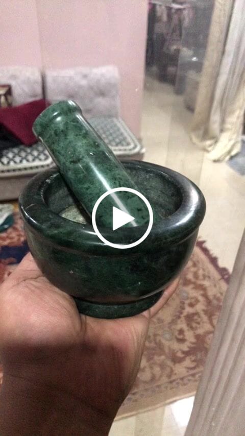 Customer video review of Mortar and Pestle, Green - Handicraft Bazaar