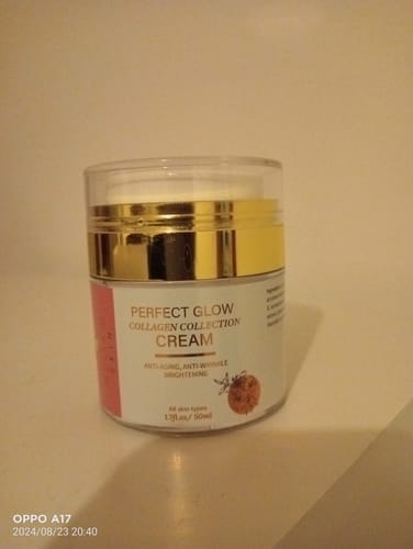 Customer photo review of créme visage clarifiante au collagène