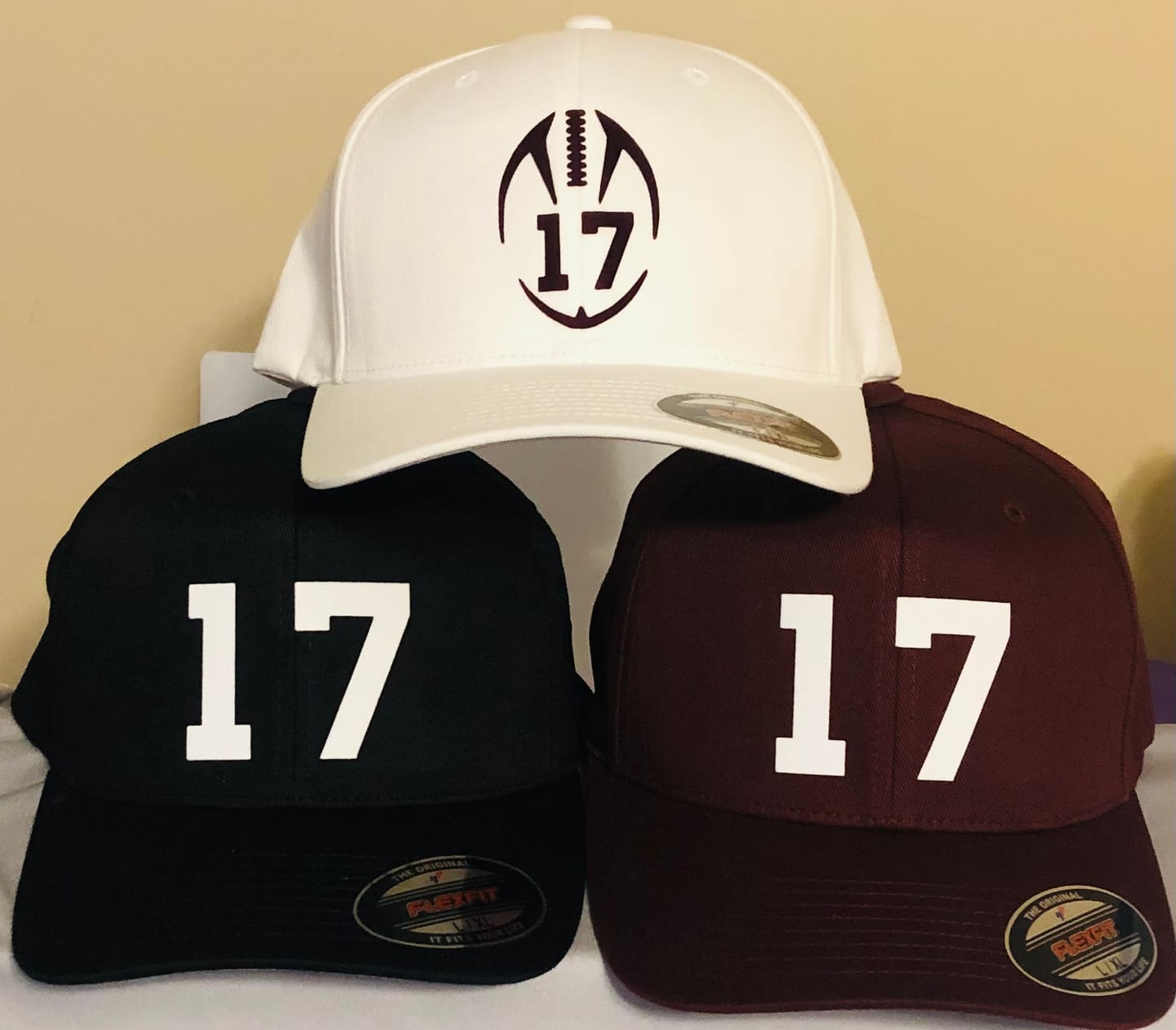 Customer photo review of Flexfit 6277 Wooly Combed Twill Fitted Cap