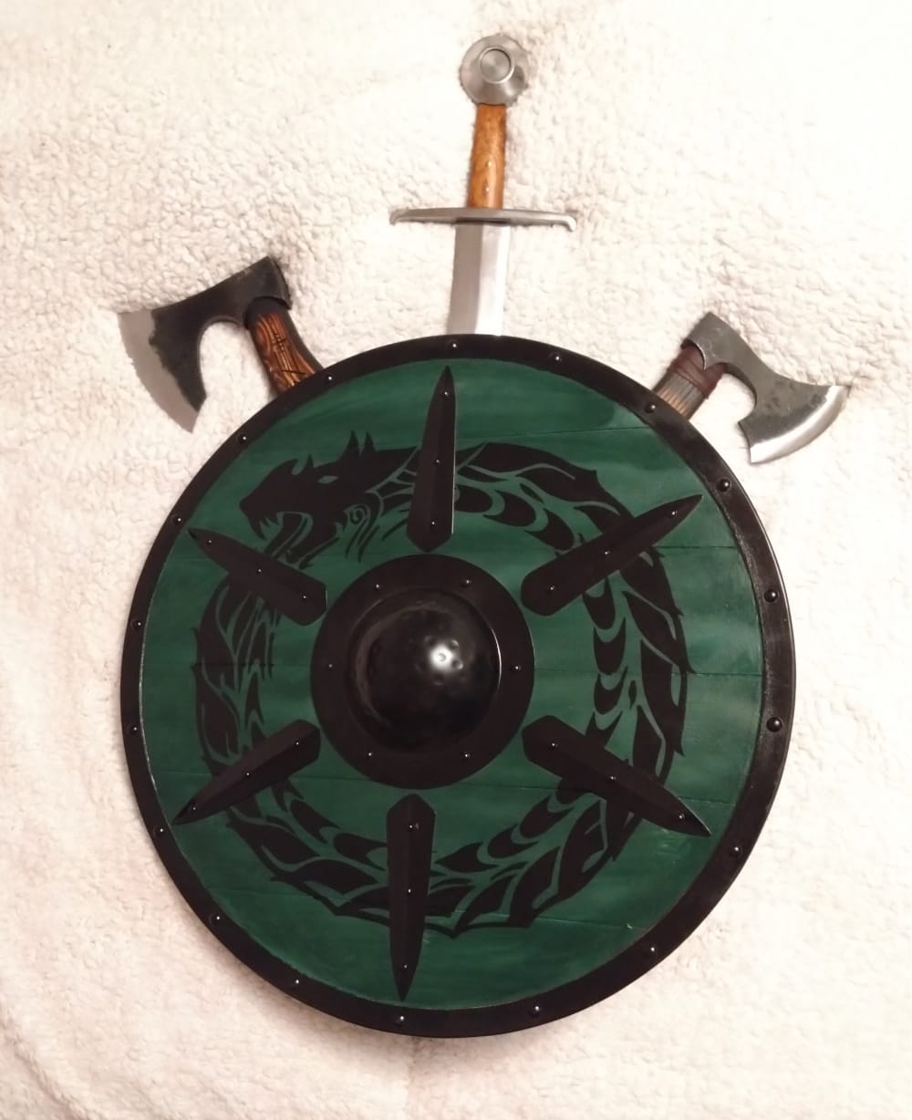 Customer photo review of Jörmungandr Shield