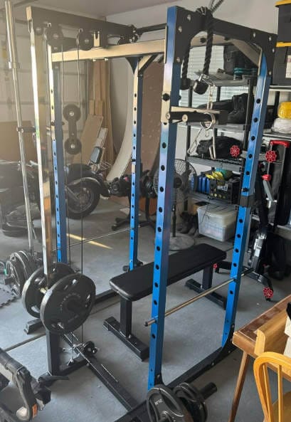 Customer photo review of F4 Power Rack with Lat Pull Down System