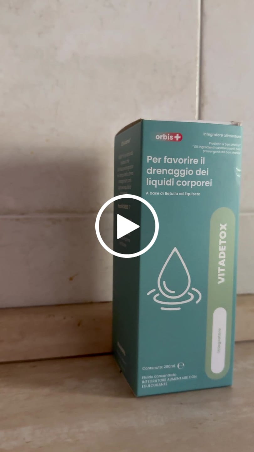 Kundrecension på video av VITADETOX – För att dränera kroppsvätskor (200 ml)