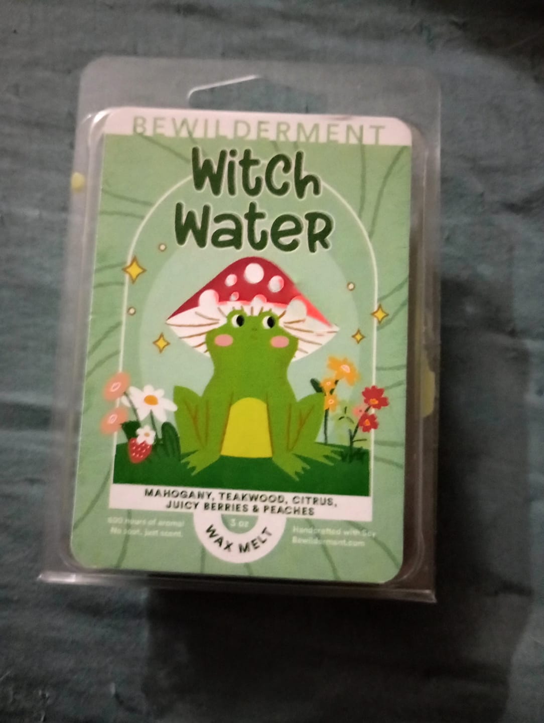 Customer photo review of Witch Water Wax Melts