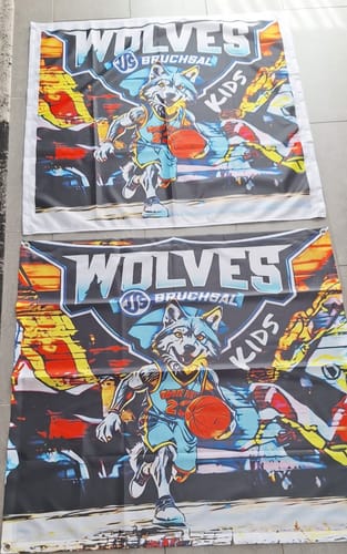 Customer photo review of Fahne inkl. Druck