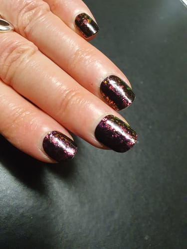 Customer photo review of Rubies | Super Jellies DIY Semi Cured Gel Nail Wraps