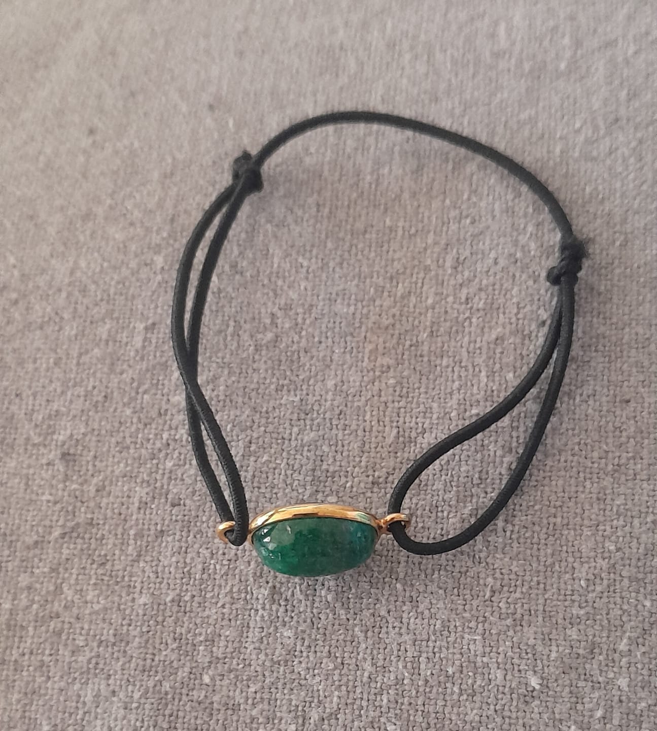 Customer photo review of Bijoux Aventurine "CHANCE ET ARGENT"