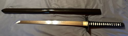 Customer photo review of Hand Made High Quality T10 Steel Ninjato