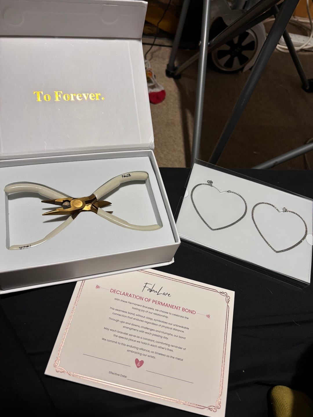 Reseña con foto del cliente del Kit de Pulsera Permanente FabuLove
