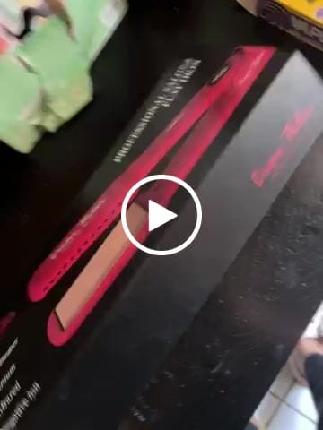 Customer video review of ENTREGA INMEDIATA NEW Plancha »Titanio Profesional Diana Fletes Quality INFRARED