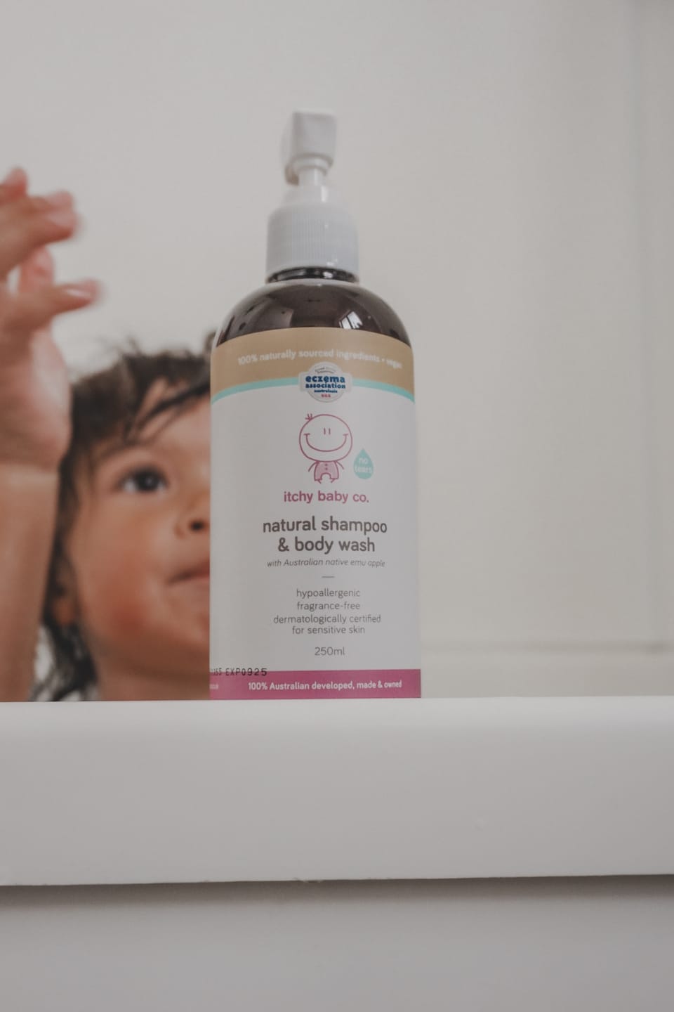 Customer photo review of Natural Baby Shampoo & Body Wash