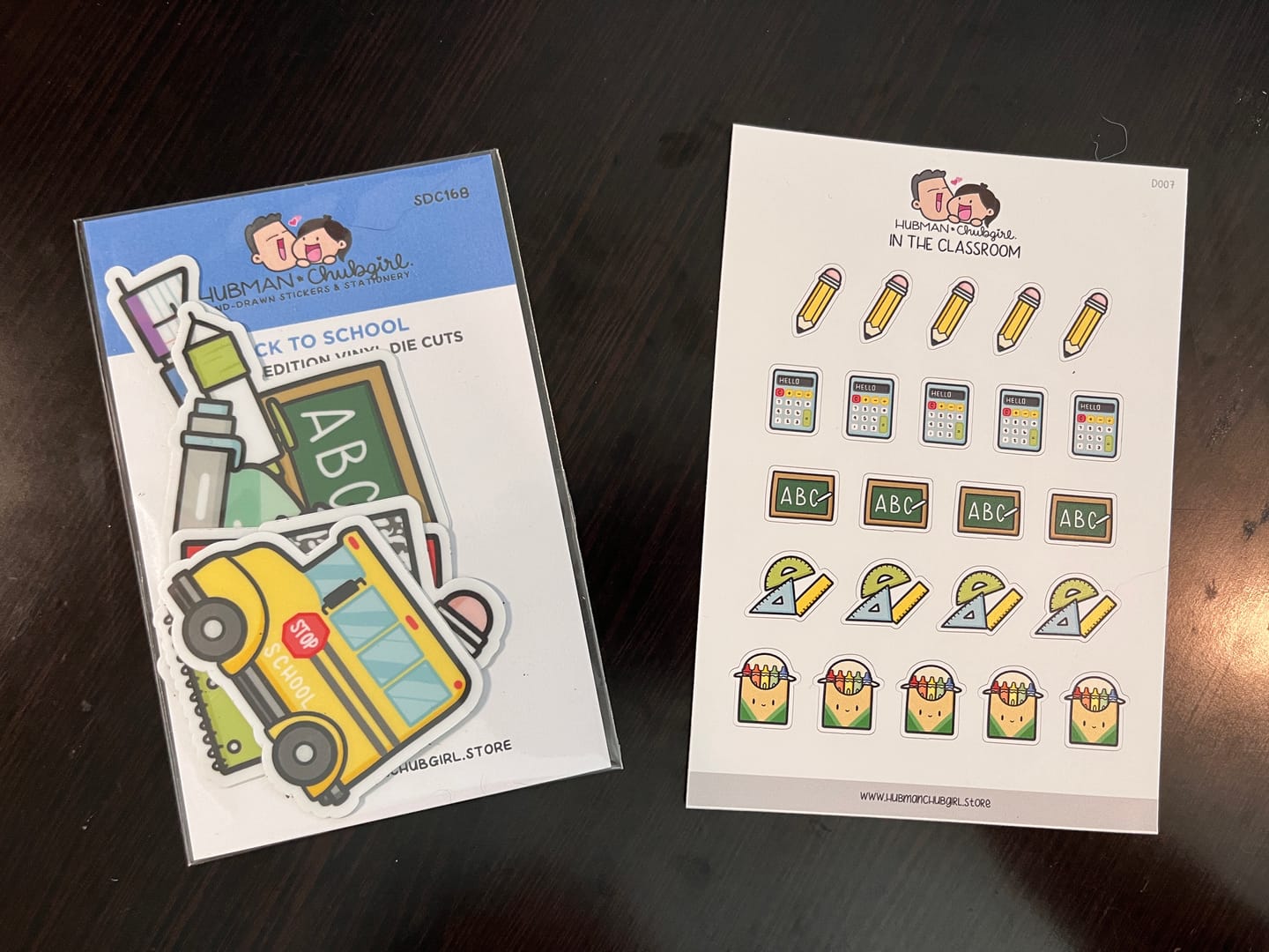 Customer photo review of Back to School Die Cut Stickers
