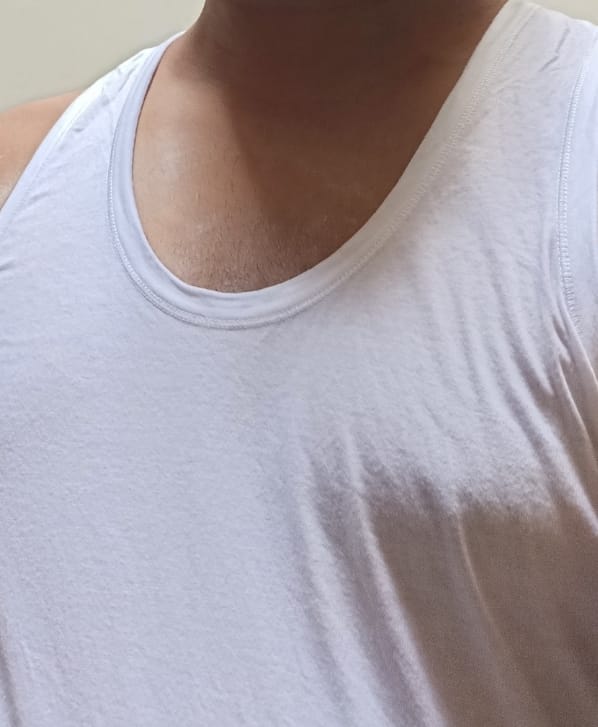 Customer photo review of Kings RN - 100% Cotton Banian (vest) | Uathayam