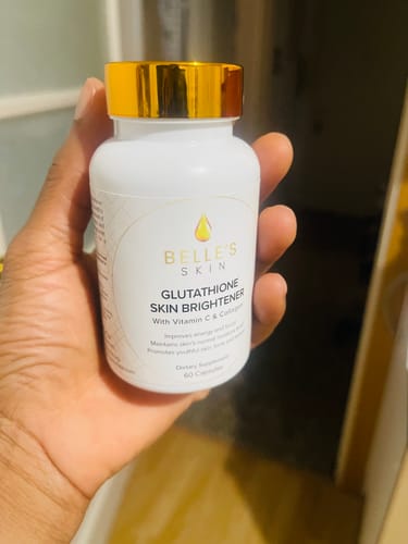 Customer photo review of Comprimés - Glutathion éclatant BELLE'SSKIN