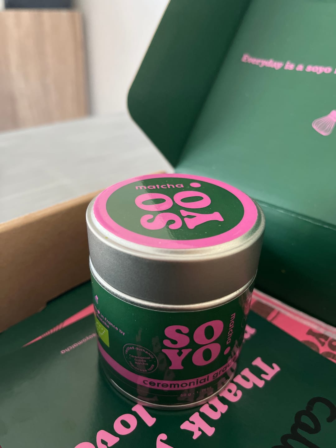 Customer photo review of Matcha Premium Cérémonial grade 🍵