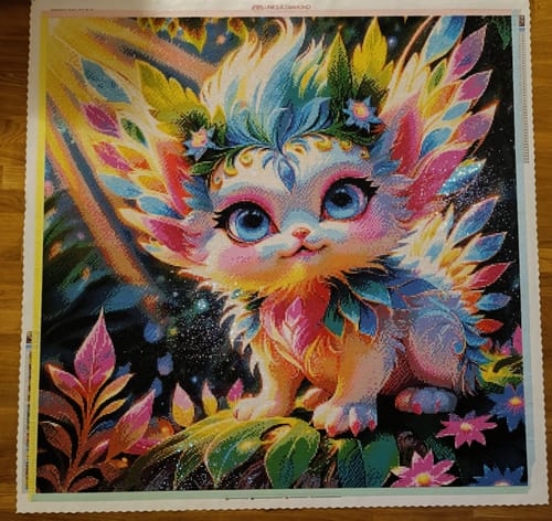 Customer photo review of 5D Diamond Painting AB Steine Fluffy
