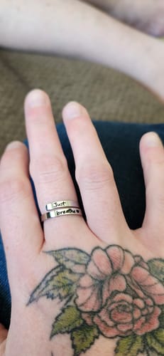 Customer photo review of Just Breathe Ring