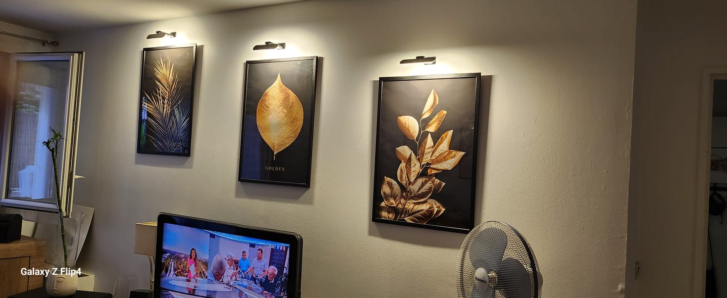 Customer photo review of Toile - Gold Leaves