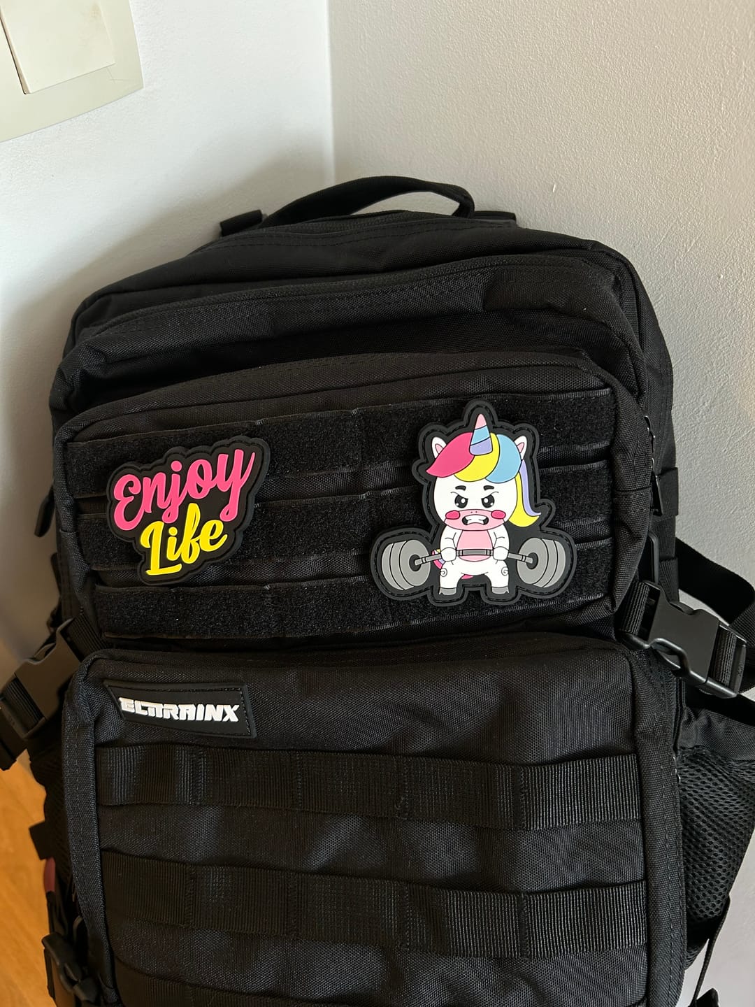 Customer photo review of Parche Unicornio Bodybuilder