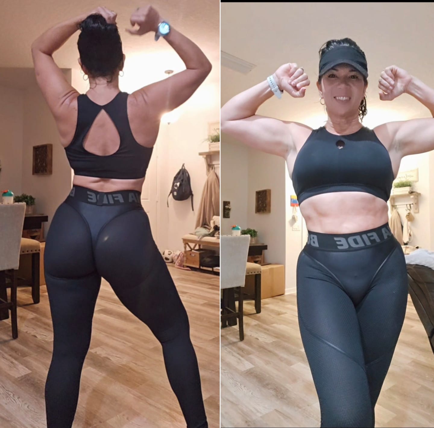 Customer photo review of Leggings Extra Sex Black Skin