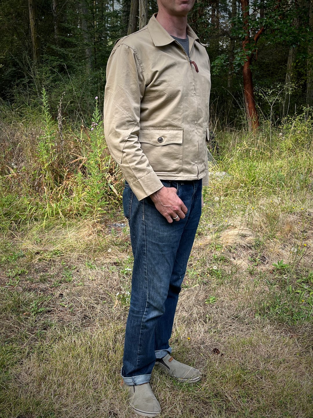 Customer photo review of USN M-421A Summer Flight Jacket