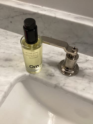 Customer photo review of Wild Plum + Cypress Aromatic Body Oil