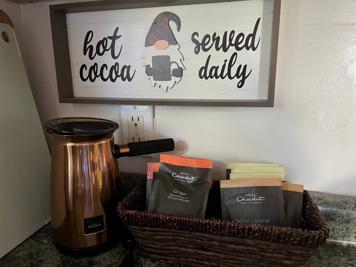Customer photo review of Salted Caramel Hot Chocolate Flakes