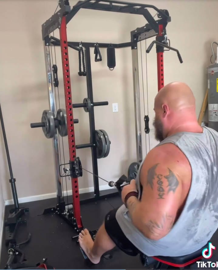 Customer photo review of HR05 Half Rack Functional Trainer