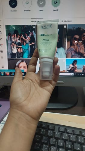 Customer photo review of Super Screen - SPF 50+