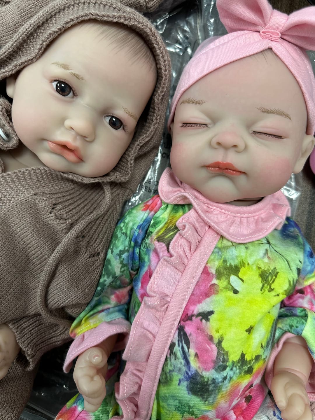 Customer photo review of Bella -Lifelike Sleeping Reborn Baby Doll (18")