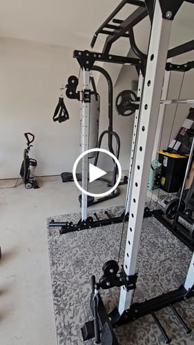 Customer video review of Major Fitness PLM03 All-In-One Home Gym Power Rack