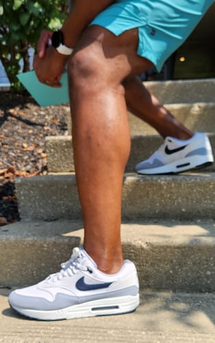 Customer photo review of Air Max 1 'Pure Platinum Dark Obsidian'