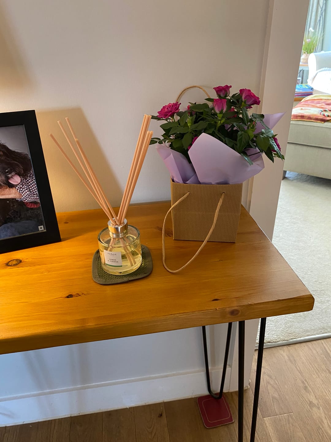 Customer photo review of Lemon & Juniper Reed Diffuser Refill 200ml