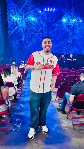 Customer photo review of Puerto Rico Custom Baseball Jersey