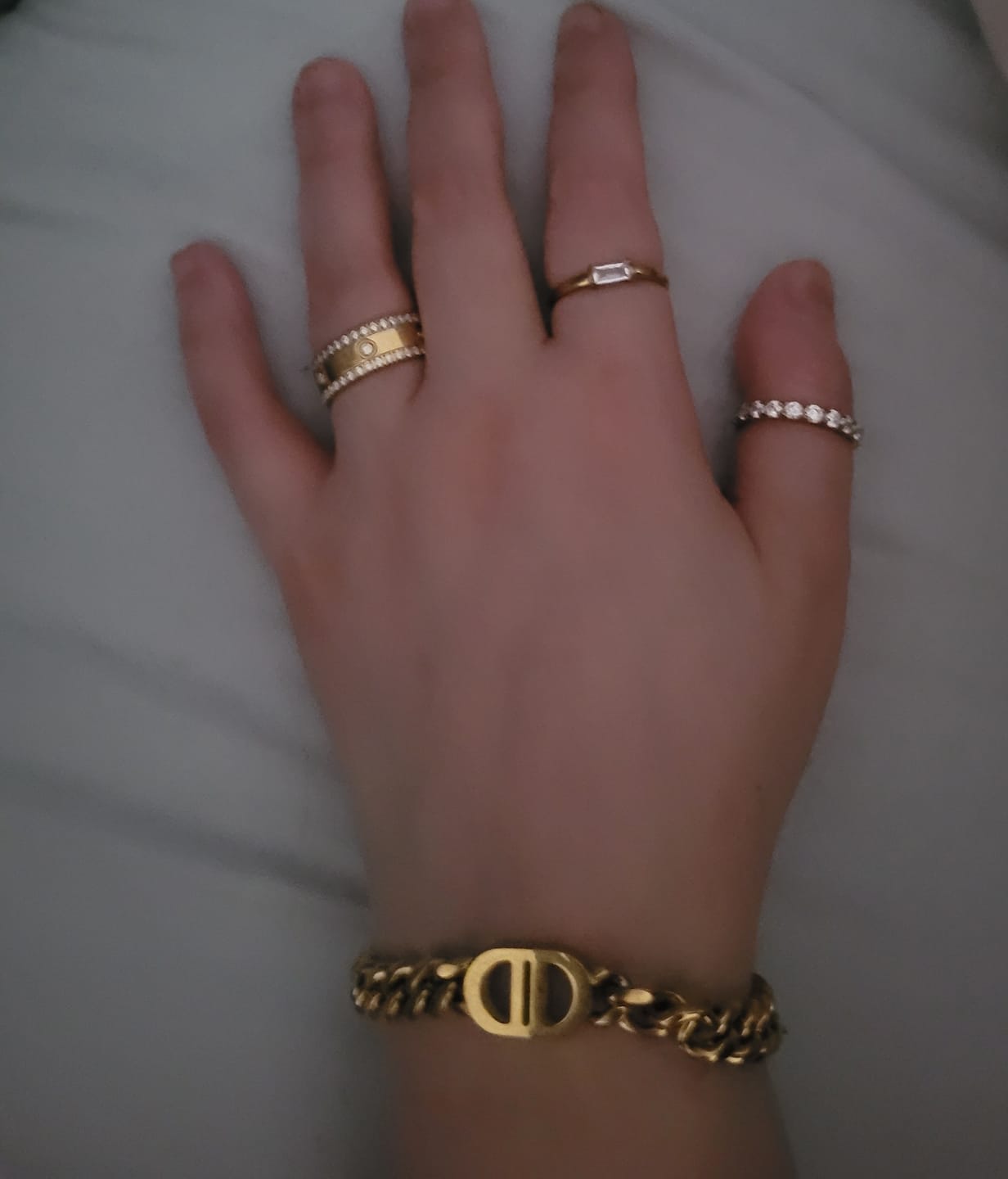 Customer photo review of Prestige Armband | 18K vergoldet