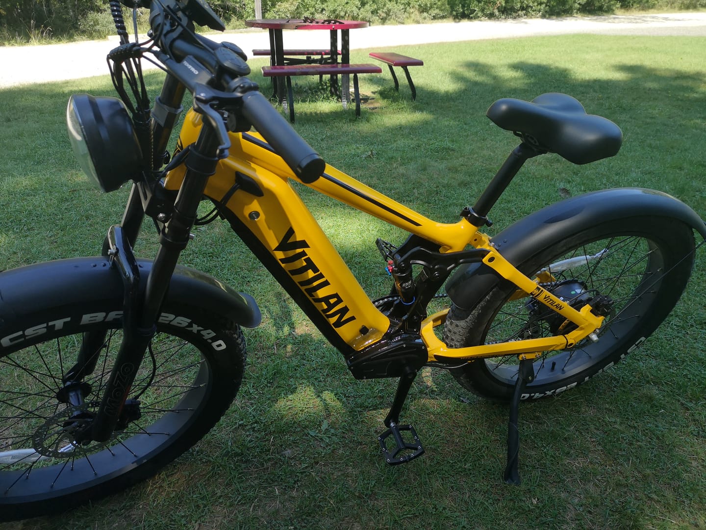 Customer photo review of T7 Full Suspension Mountain E-bike