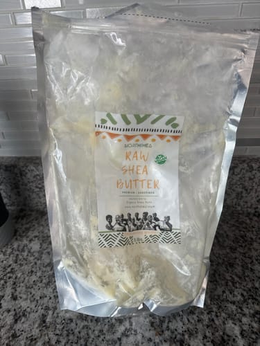 Customer photo review of Premium + Authentic Raw Shea Butter