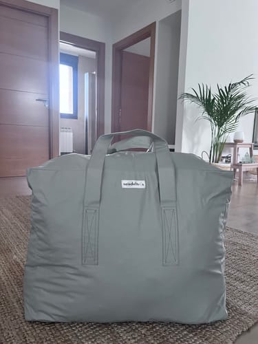 Customer photo review of Bolsa MyBigBag Verde Empolvado