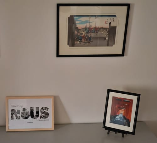 Customer photo review of Nous Lettres - Affiche Personnalisée