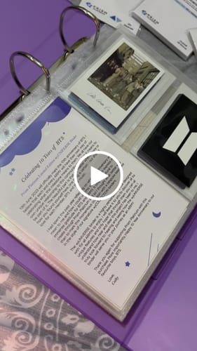 Customer video review of [CLEARANCE SALE] Premium Custom A5 Pocket Pages - 3-Pocket - Type A - Photocard and Postcard