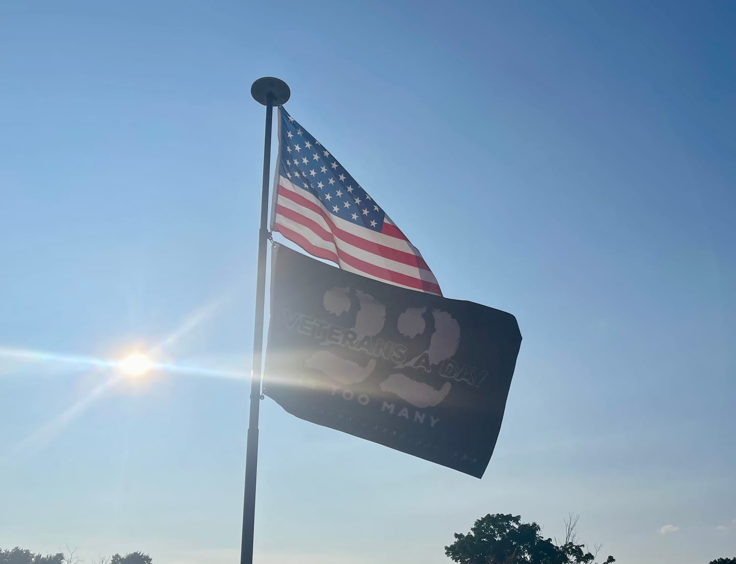 Customer photo review of 22 Is Too Many - Flag