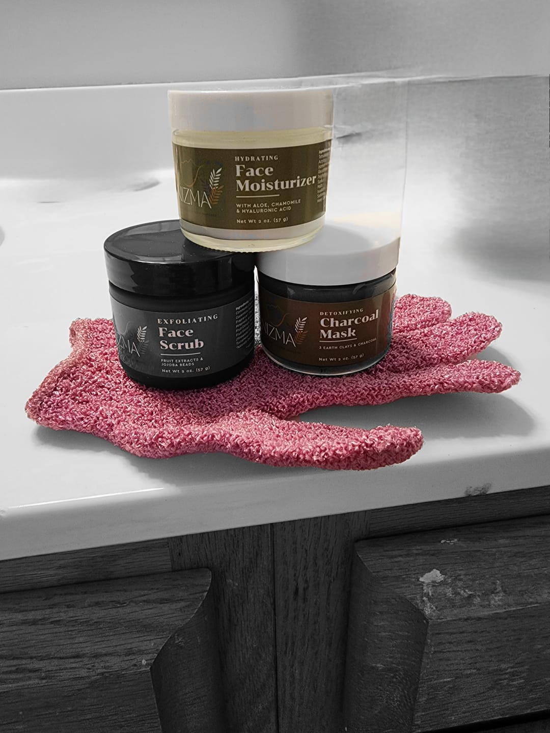 Customer photo review of Exfoliating Skin Kit
